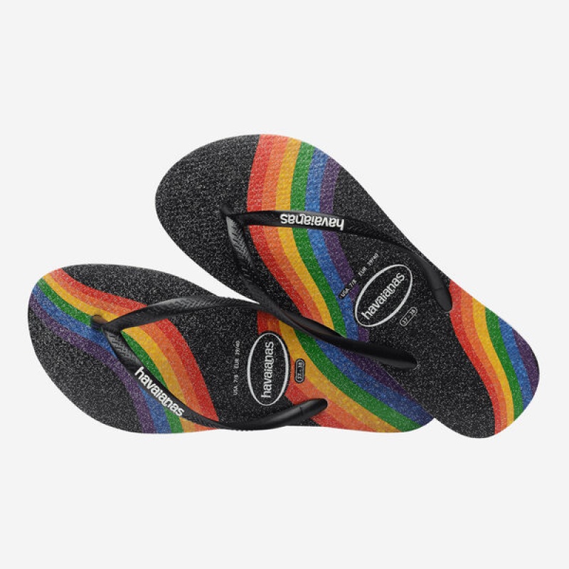 Havaianas Slim Pride Women's Flip Flops | OLWMSC-961