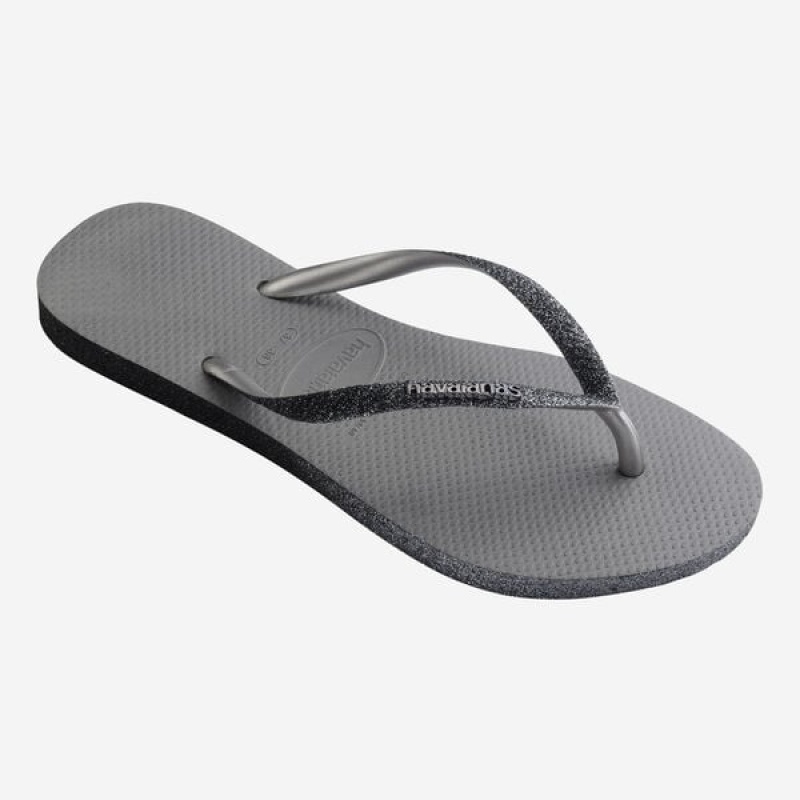 Havaianas Slim Sparkle II Women's Flip Flops | JLBKMV-862