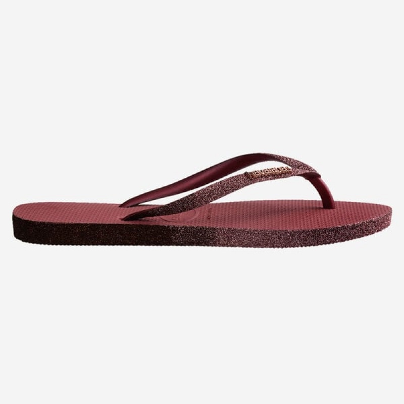 Havaianas Slim Sparkle II Women's Flip Flops | RYZMLT-280