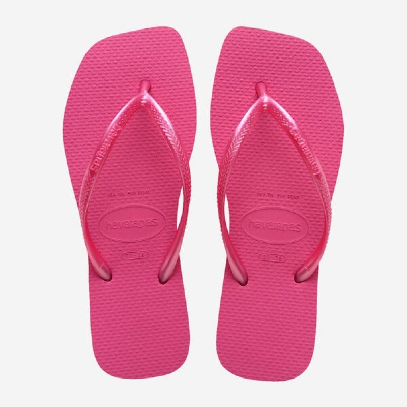 Havaianas Slim Square Women\'s Flip Flops | VIXHKS-163