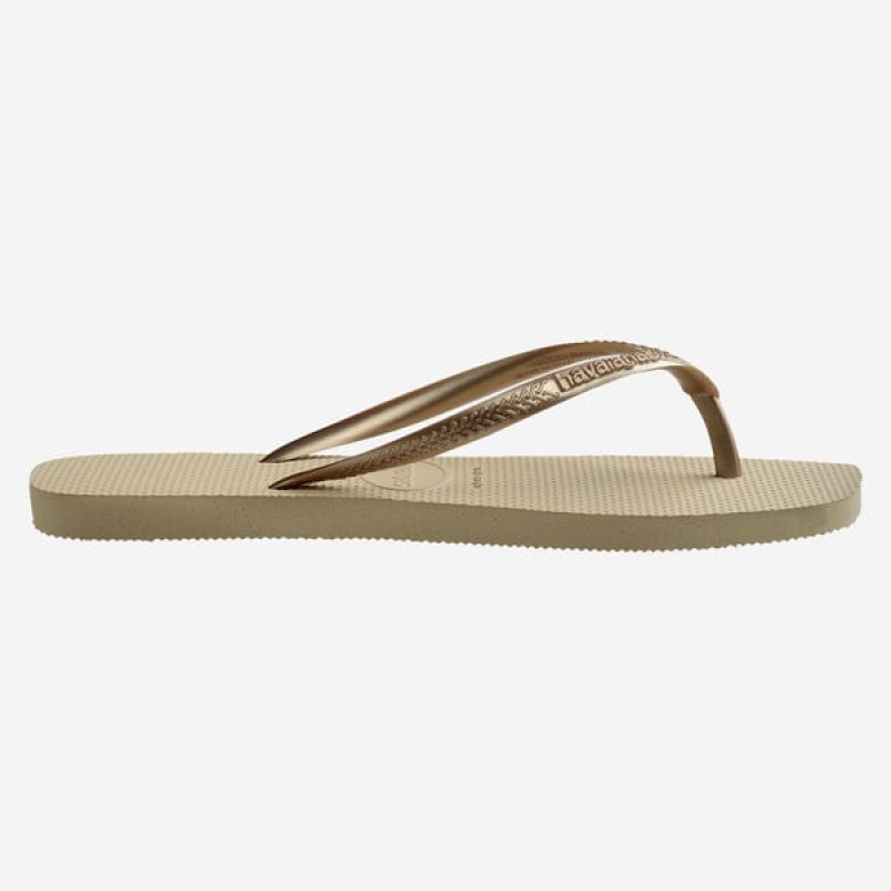 Havaianas Slim Square Women's Flip Flops | KDYWAM-305