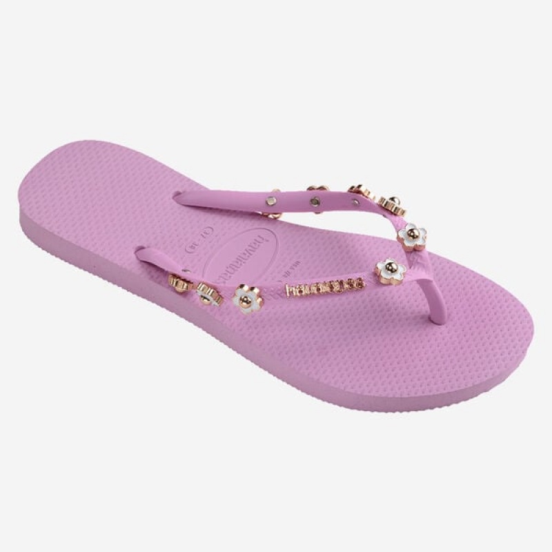 Havaianas Slim Stylish Women's Flip Flops | PWURHN-071