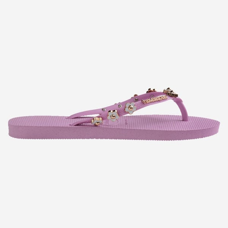 Havaianas Slim Stylish Women's Flip Flops | PWURHN-071