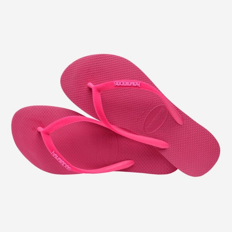 Havaianas Slim Velvet Neon Women's Flip Flops | UMWYJC-450