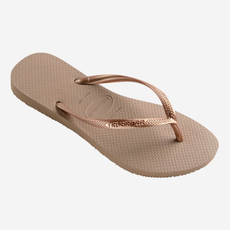 Havaianas Slim Women's Flip Flops | DLEYVJ-431