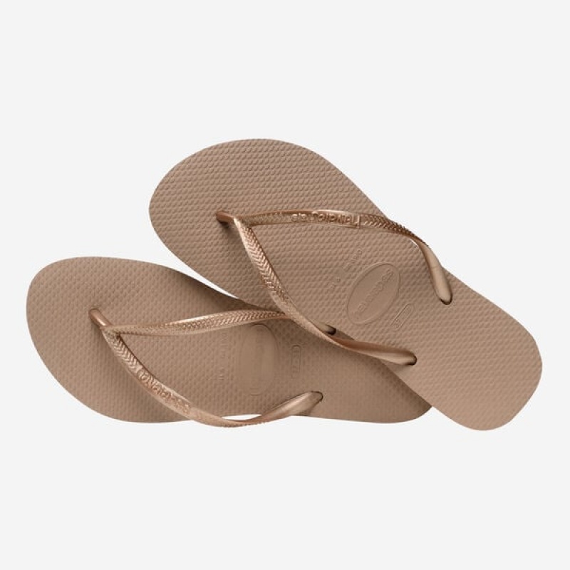 Havaianas Slim Women's Flip Flops | DLEYVJ-431