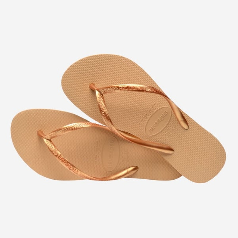 Havaianas Slim Women's Flip Flops | VGLQCF-467