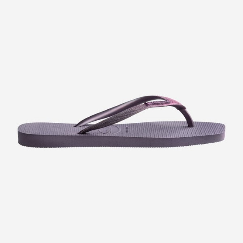 Havaianas Square Glitter Women's Flip Flops | RLMODC-450