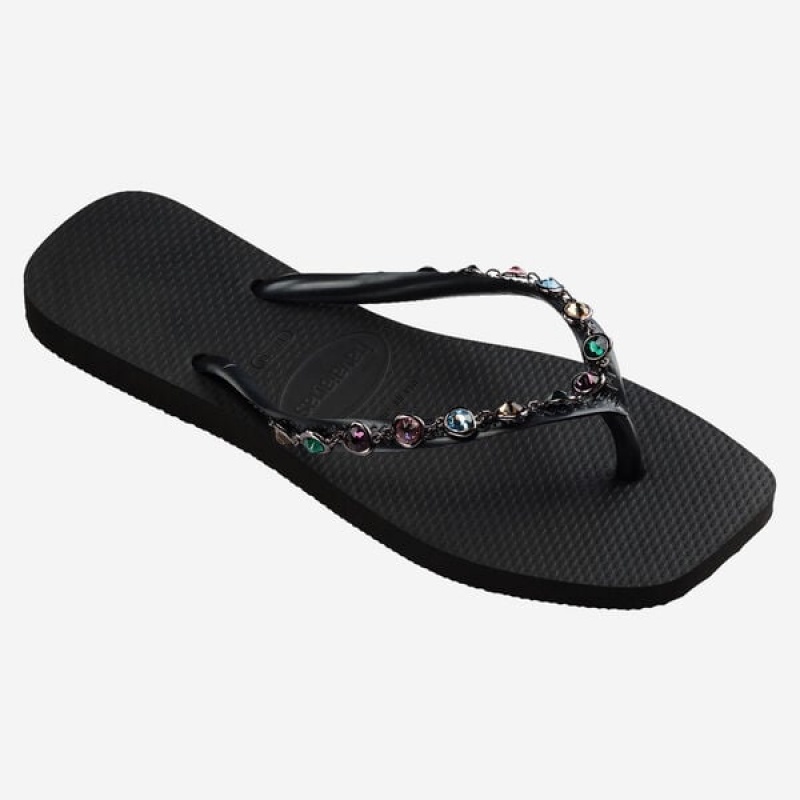 Havaianas Square Luxury Women's Flip Flops | QACOEM-641