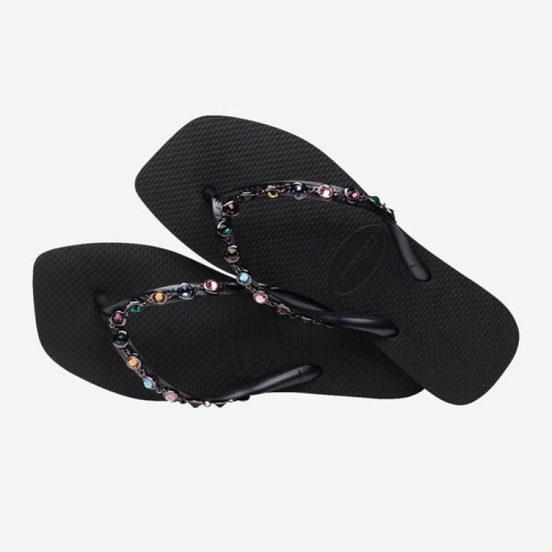 Havaianas Square Luxury Women's Flip Flops | QACOEM-641