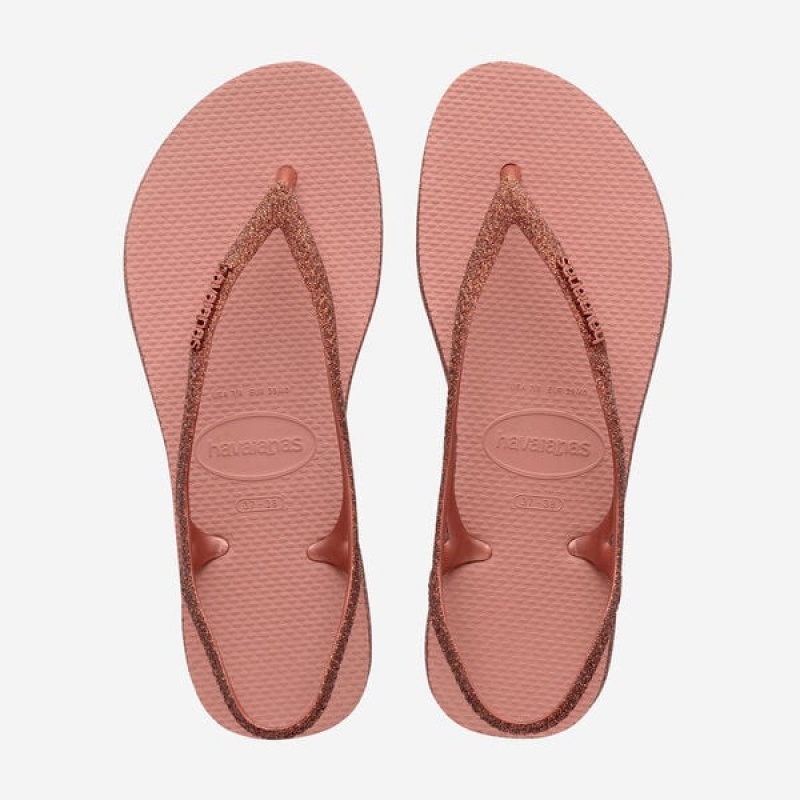 Havaianas Sunny Sparkle Women's Sandals | CSRAFM-971