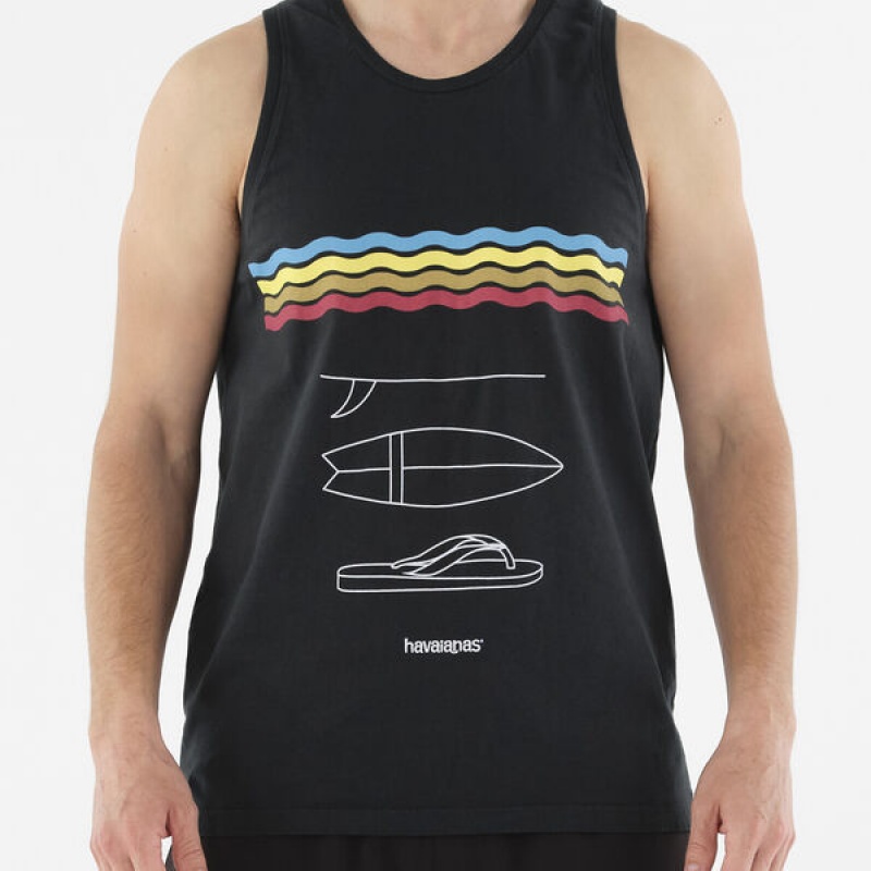 Havaianas Tank Board Men's T Shirts | KJGHSZ-524