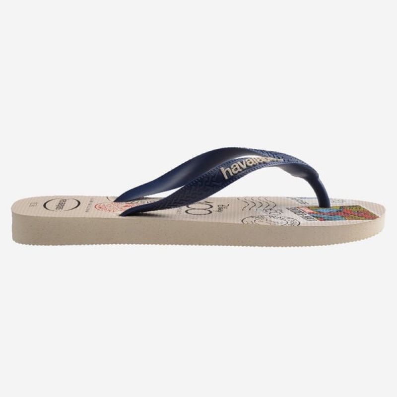 Havaianas Top 100 Past Men's Flip Flops | HJNPIF-140