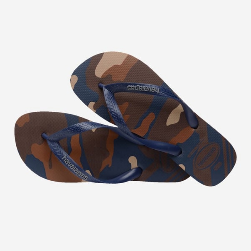 Havaianas Top Camu Men's Flip Flops | JRTWLG-429