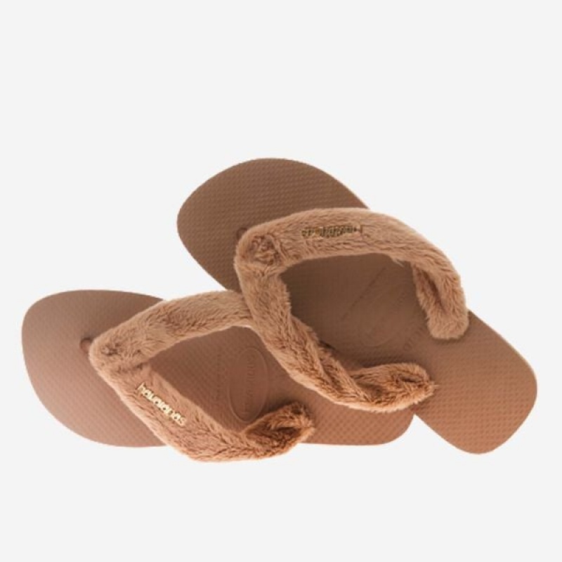 Havaianas Top Home Fluffy Women's Flip Flops | ZGLRUY-436