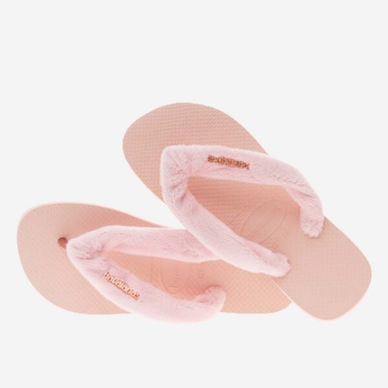 Havaianas Top Home Fluffy Women's Flip Flops | TKAXRM-640