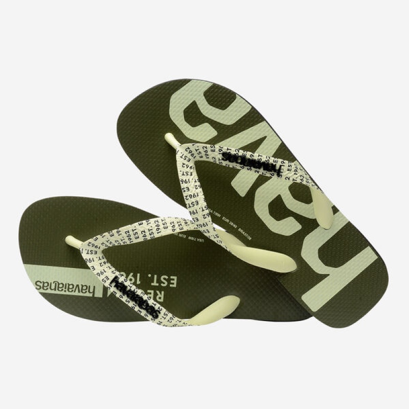 Havaianas Top Logomania Mid Tech Men's Flip Flops | KZSQAX-904