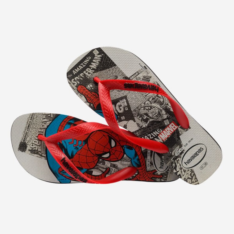 Havaianas Top Marvel Classics Men's Flip Flops | IXKTMR-972