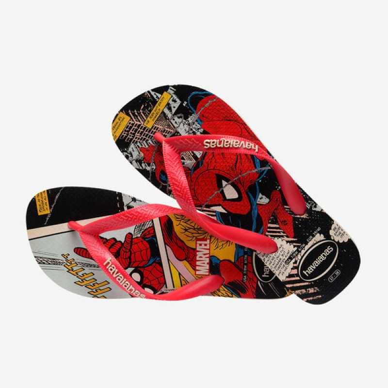 Havaianas Top Marvel Classics Men's Flip Flops | RFMUKH-658