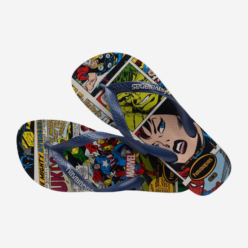 Havaianas Top Marvel Classics Men's Flip Flops | IQHEWN-529