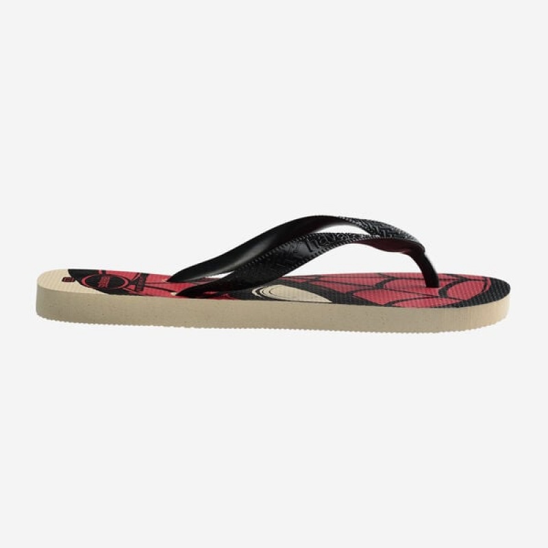 Havaianas Top Marvel Logomania Women's Flip Flops | KZHGNJ-258