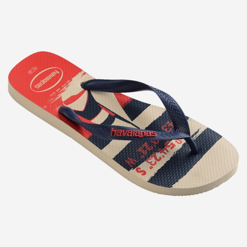 Havaianas Top Nautical Men's Flip Flops | NGKIZP-126