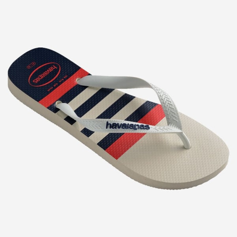 Havaianas Top Nautical Men's Flip Flops | CVGBXJ-841