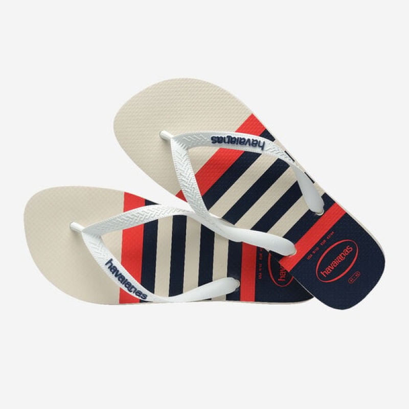 Havaianas Top Nautical Men's Flip Flops | CVGBXJ-841