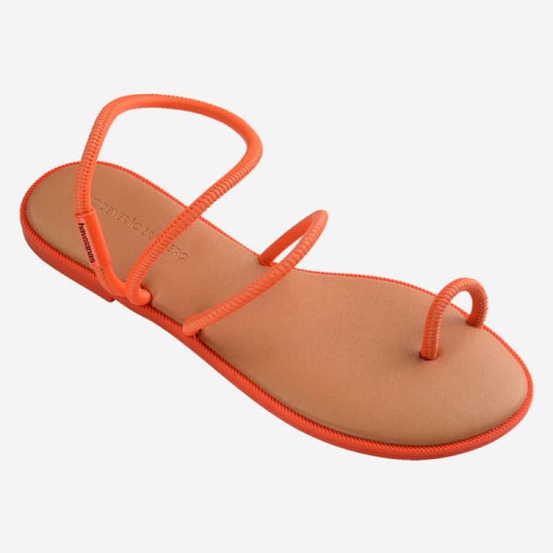 Havaianas Una Pitanga Women's Sandals | XKWVML-807