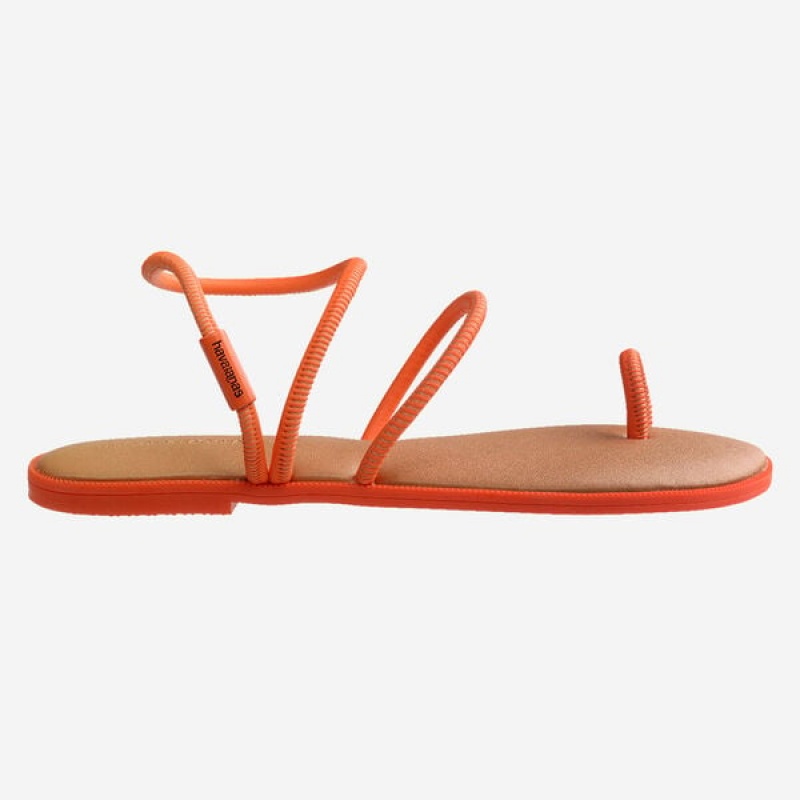 Havaianas Una Pitanga Women's Sandals | XKWVML-807