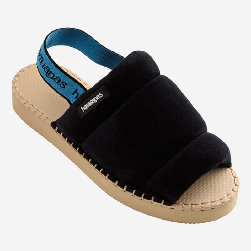 Havaianas Velvet Slippers Flatform Women's Slippers | NSYAPF-936