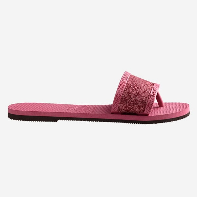 Havaianas You Angra Glitter Women's Sandals | PSDGBQ-140