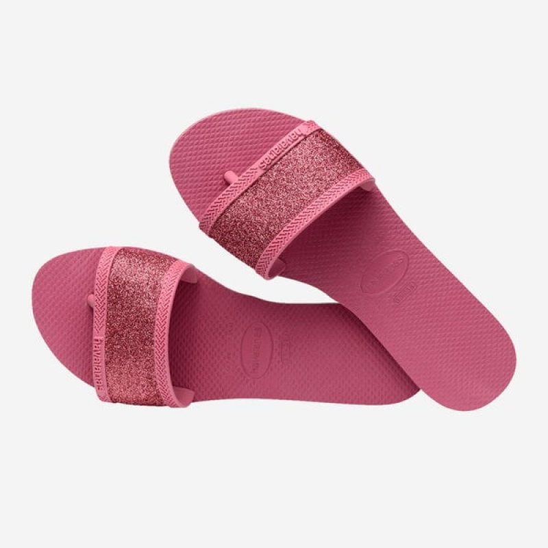 Havaianas You Angra Glitter Women's Sandals | PSDGBQ-140