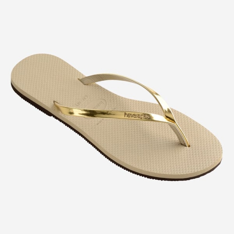 Havaianas You Metallic Women's Sandals | UOWMVX-431