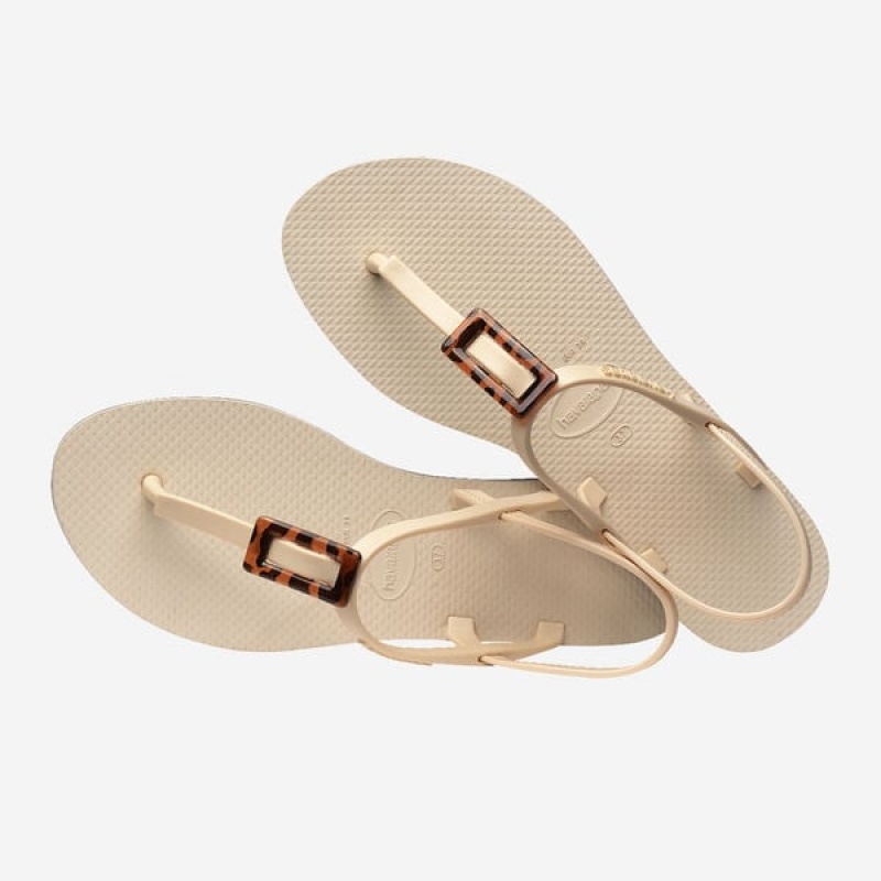 Havaianas You Paraty Buckle Turtle Women's Sandals | VZBULQ-408