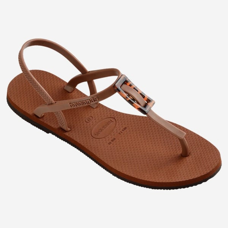 Havaianas You Paraty Buckle Turtle Women's Sandals | DKHASJ-410