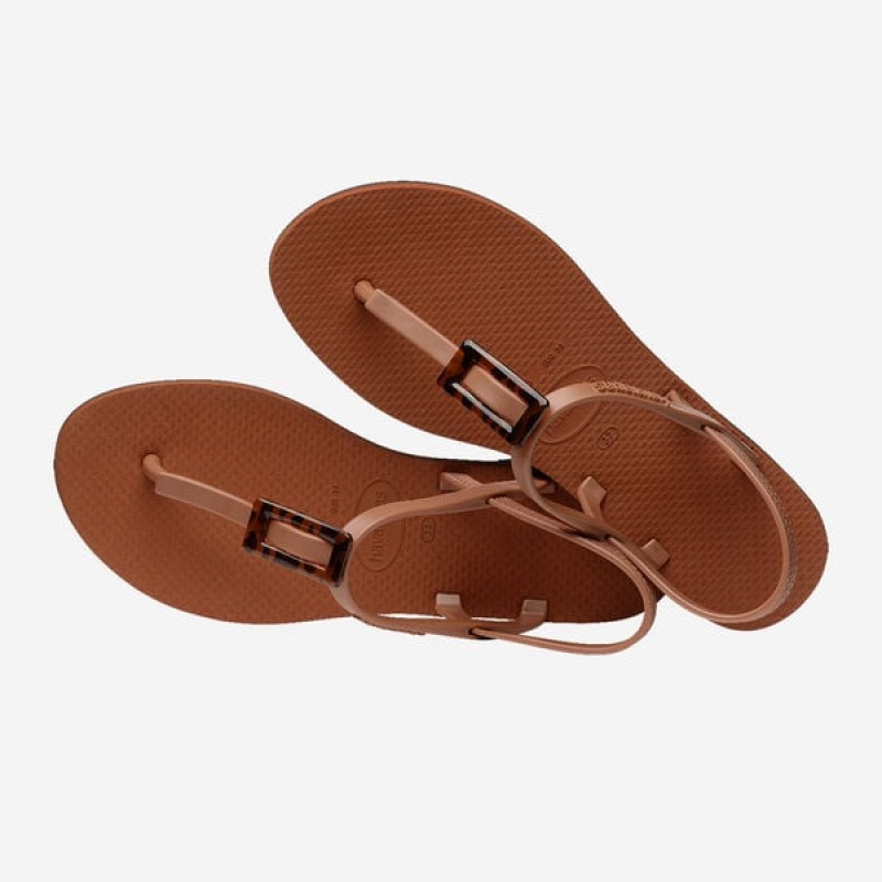 Havaianas You Paraty Buckle Turtle Women's Sandals | DKHASJ-410