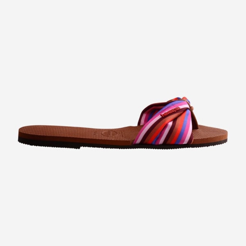 Havaianas You Saint Tropez Print Women's Sandals | MTBWDY-394