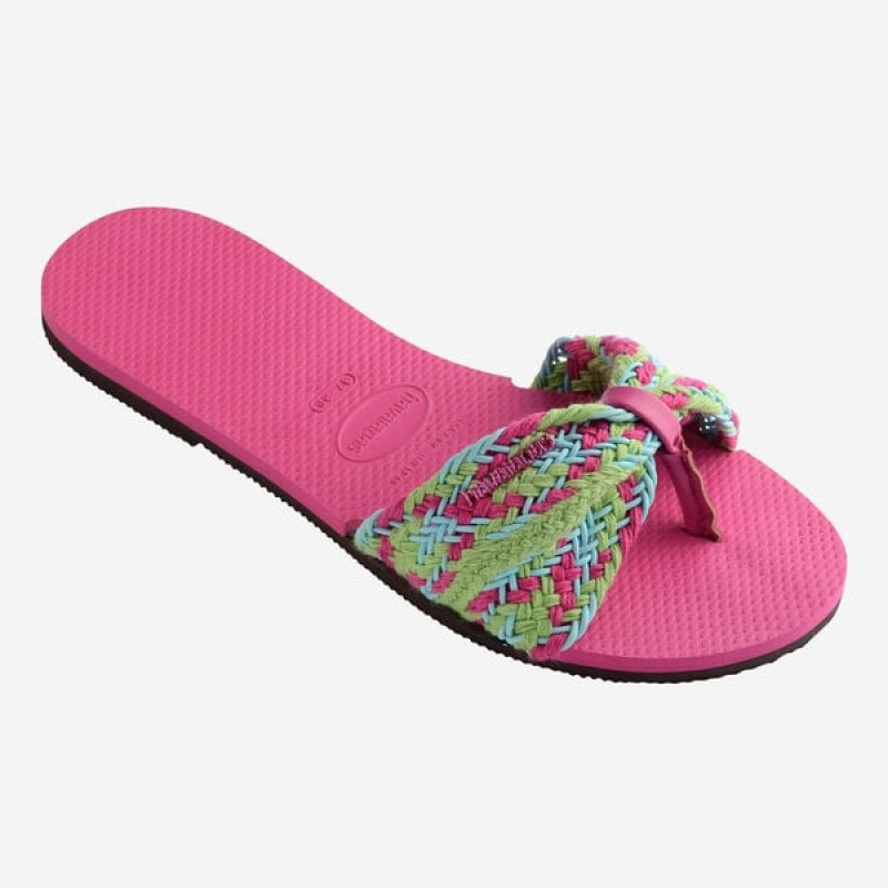 Havaianas You St Tropez Mesh Women's Sandals | BXDJRV-159