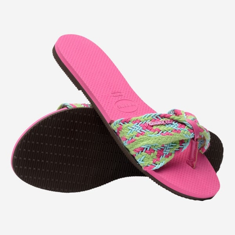 Havaianas You St Tropez Mesh Women's Sandals | BXDJRV-159